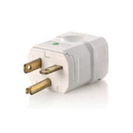 Leviton Electrical Plugs 520P Python Plug Wht 8356-V